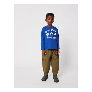Bobo Choses - Have Fun Bio-Baumwoll-T-Shirt | Blau