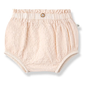 1+ in the family - Apolonia Seersucker Blouse and Bloomer Set | Beige Pink
