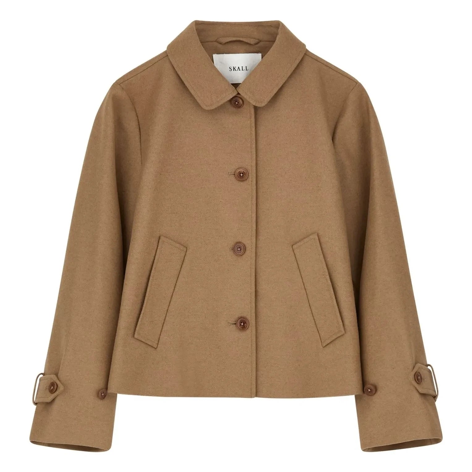 Skall Studio - Ally Recycelte Wolljacke | Camel