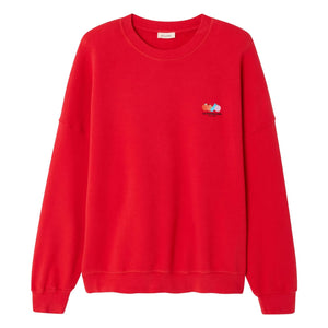 American Vintage - Atubay Cotton Sweatshirt | Tomato Red