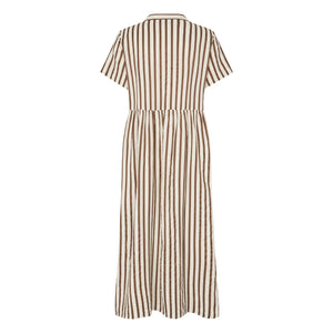Lollys Laundry - Aliya Baumwollkleid | Mokka