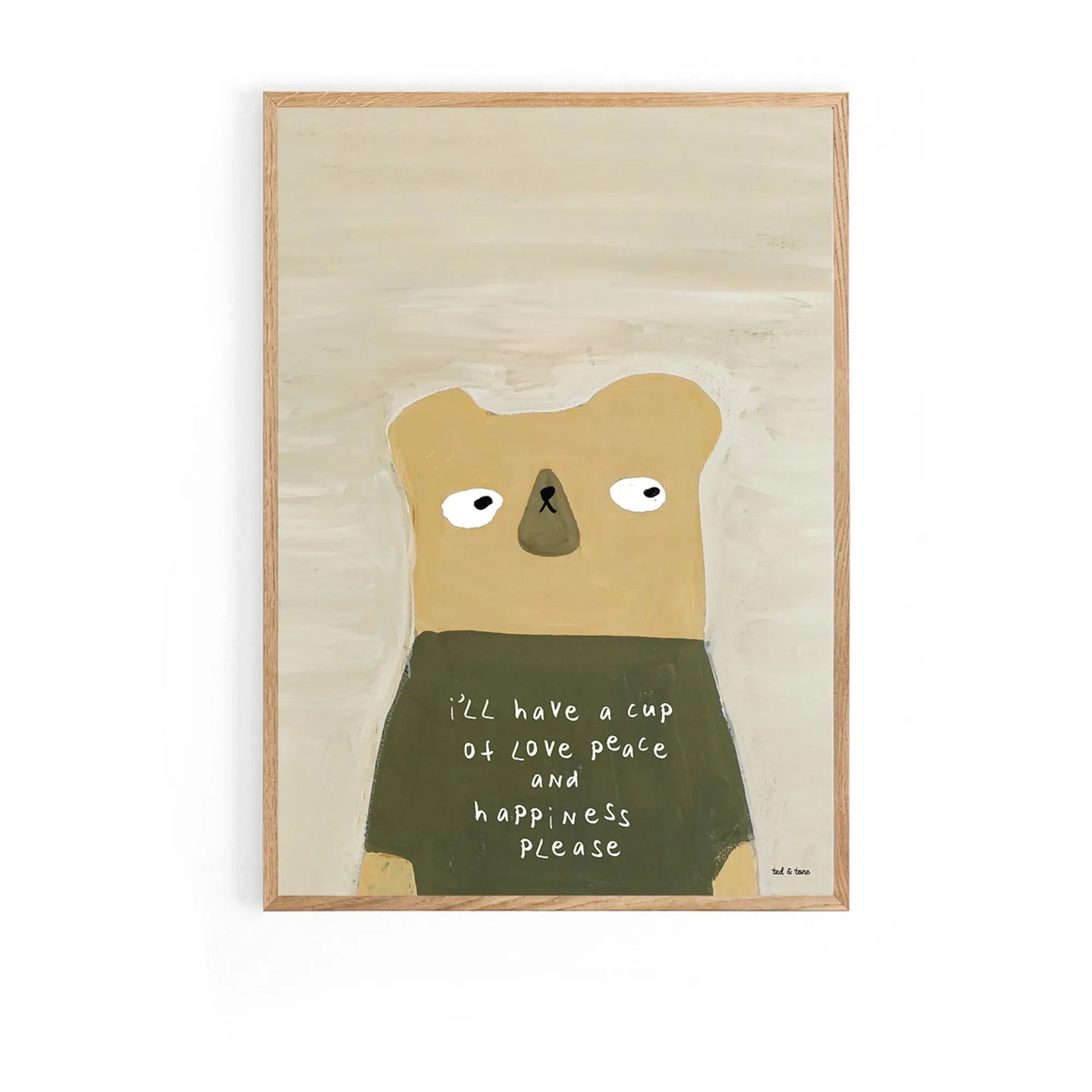 Ted & Tone - Mug Poster