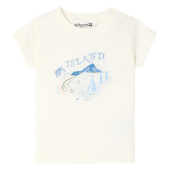 Bonpoint - Tom T-Shirt Bio-Baumwolle | Creme