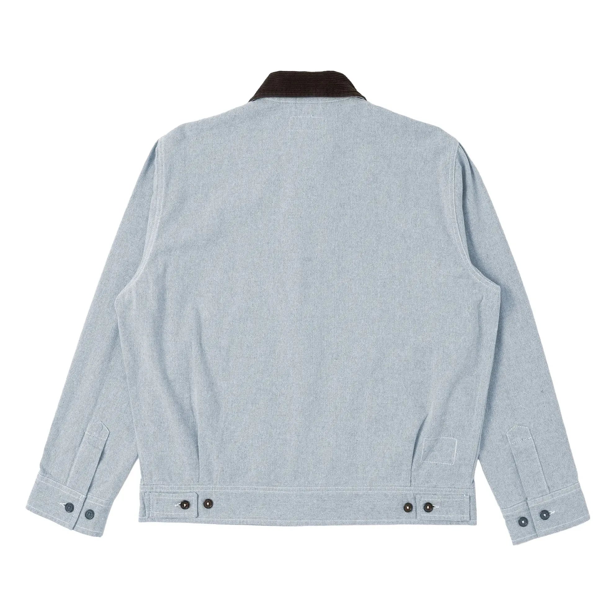 Universal Works - Veste Jean Recycled Bowl | Hellblau