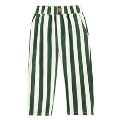 Rylee + Cru - Wide Striped Pants | Green