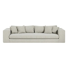 Panac Edition - Bellechasse 4 kişilik bouclette koltuk - 275 cm | Kırık Beyaz