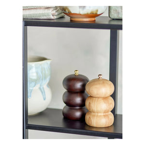 Bloomingville - Marge Salt and Pepper Shakers, Rubberwood | Natural
