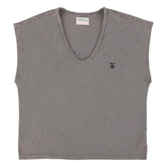 Sisters Department - Camille Baumwoll-T-Shirt | Grau