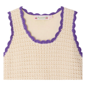 Bonpoint - Lali Maille Elbise | Ecru