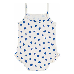 Petit Bateau - Cœurs Mayo | Beyaz