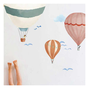 MIMI'lou - Watercolor Hot Air Balloon Sticker