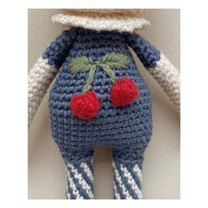 Patti Oslo - Britney das Kaninchen Kuscheltier | Marineblau