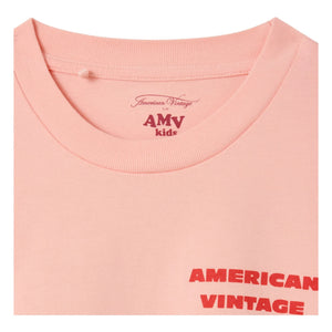 American Vintage - Fizvallay Long Sleeve T-Shirt The Kids Are All Right | Pale Pink