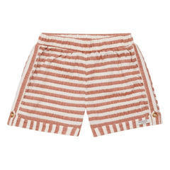Donsje – Kaatio Gestreifte Bio-Baumwollshorts | Camel