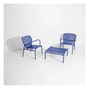 Petite Friture - Weekend Armchair - 2-Piece Set | Blue