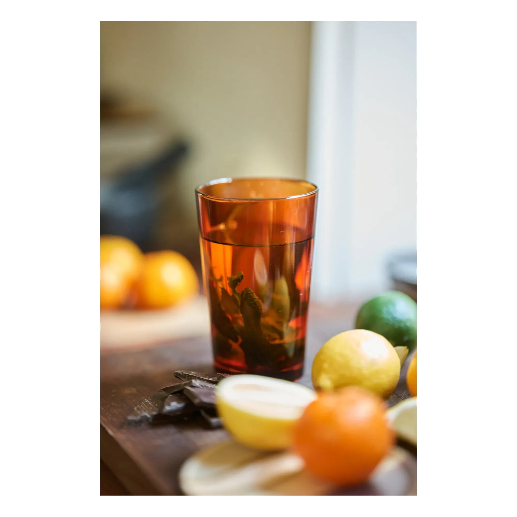 HKliving - 70'ler Kadehleri - 4'lü Set | Kehribar