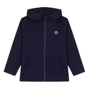Petit Bateau - Fermuarlı Kapüşonlu Sweatshirt | Lacivert