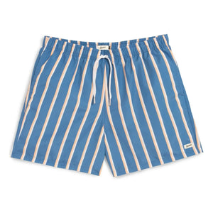 Bather - Striped Swimsuit Shorts | Blue