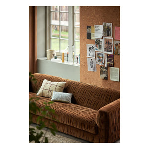 HKliving - Club 4-Person Sofa | Caramel