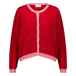 Elise Chalmin - Julia Strickjacke | Rosa/Rot