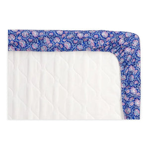 Louise Misha - Nicole Organic Cotton Elastic Fitted Sheet | Dark Blue