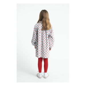 Piupiuchick - Pois Denim Elbise | Açık Mavi