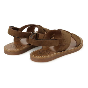 Pom d'Api - Sandaletler Beach-Stitch Çapraz | Kahverengi