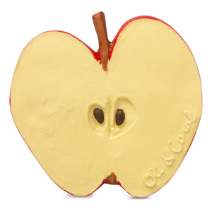 Oli & Carol - Pepita Apple Teething Ring | Yellow