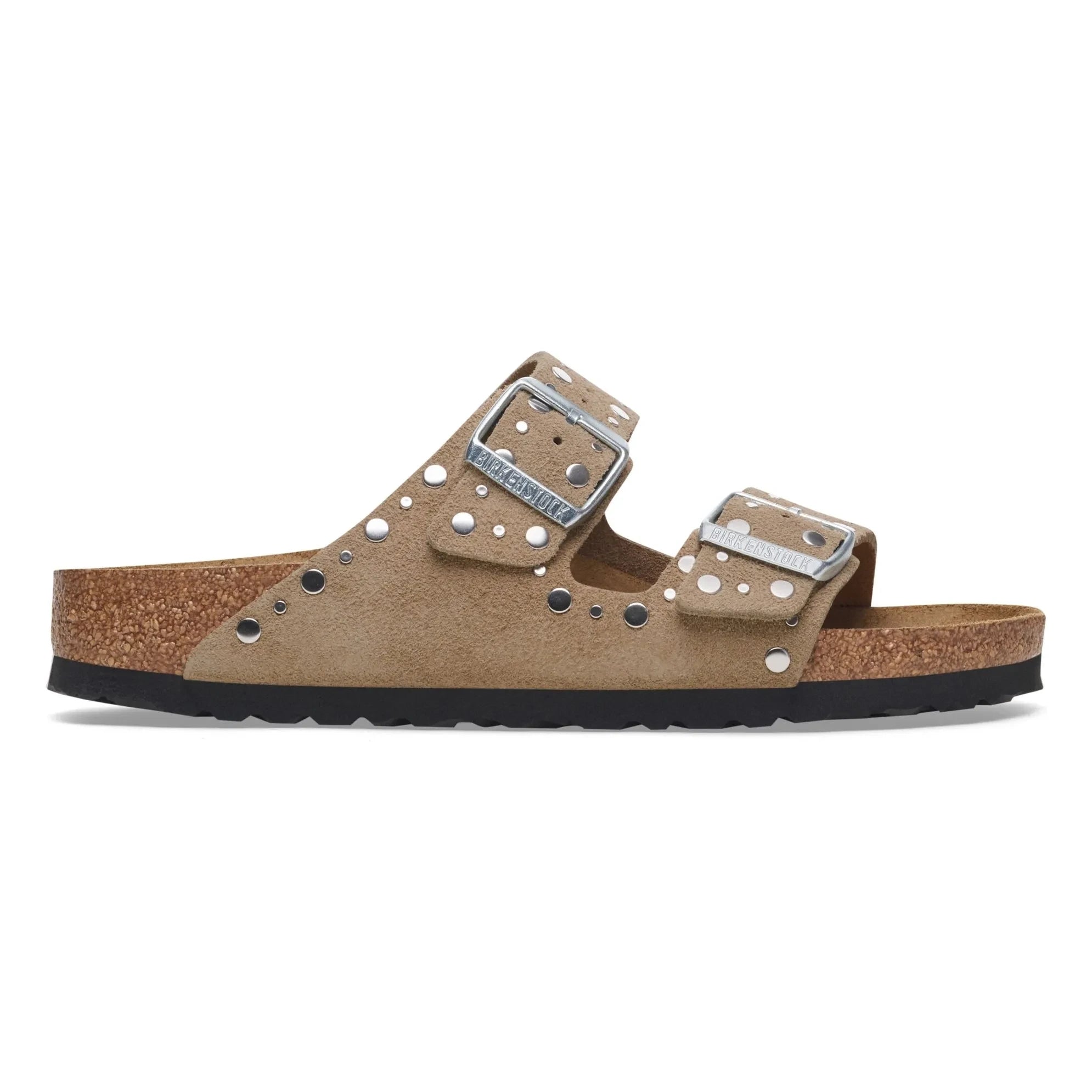 BIRKENSTOCK - Arizona Perçinli Sandaletler Sweden | Taupe kahverengi