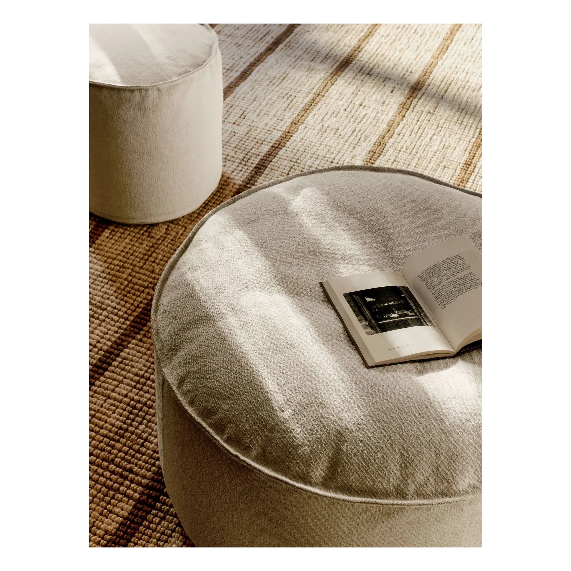 Ferm Living - Pouf Aun | Krem