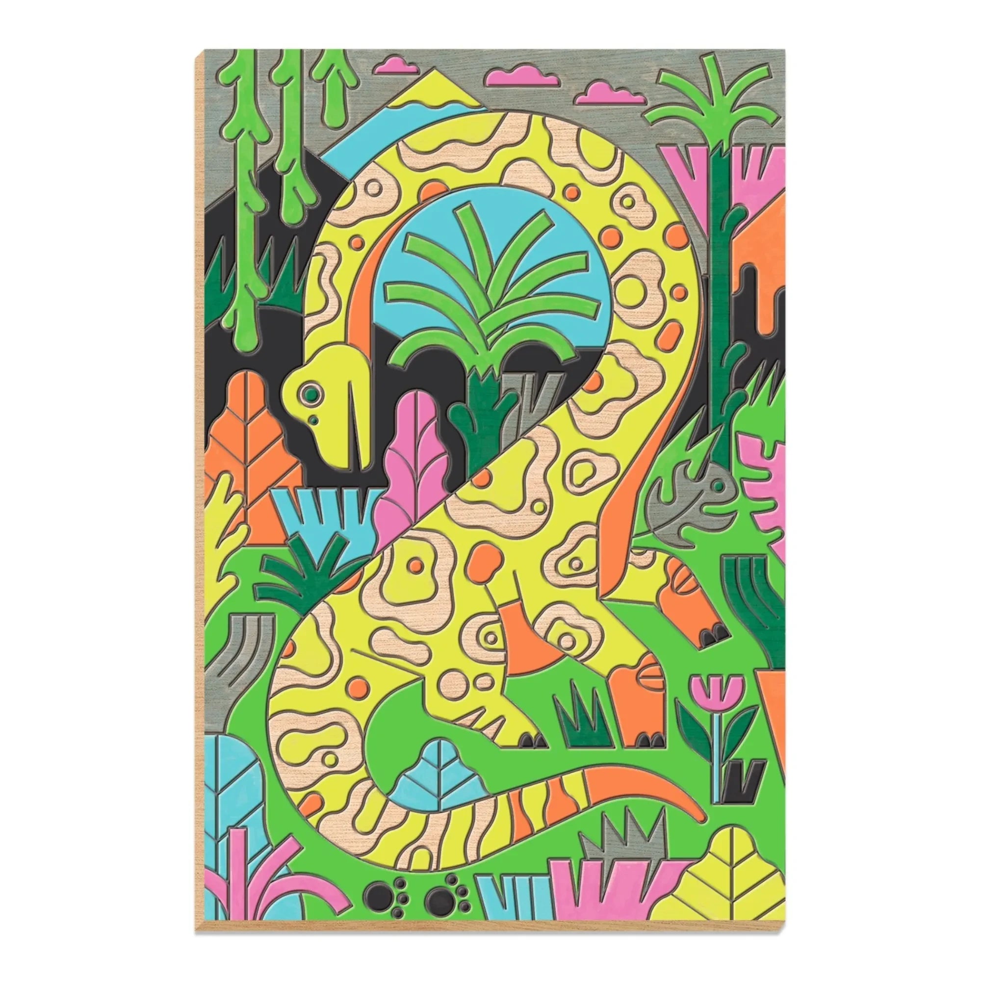 Djeco - Dinosaurier-Welt Malbuch