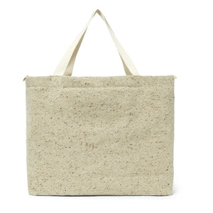 Adorna – Tote Bag aus Wolle und Leinen | Heather Beige