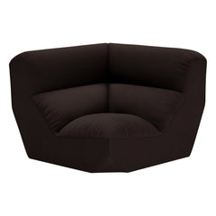 & Tradition - Hi Lo AV55 Modular Sofa Corner Module | Dark Brown