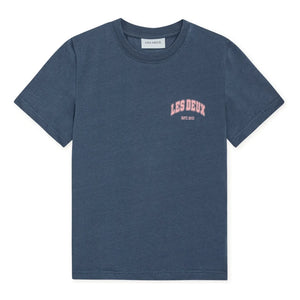 Les Deux - Hoop Bio-Baumwoll-T-Shirt | Blau