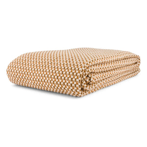 The Socialite Family - Miuccia Baumwoll-Jacquard-Tagesdecke | Karamell