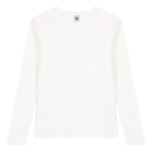Petit Bateau - The Iconic Long Sleeve T-Shirt - Women's Collection | White