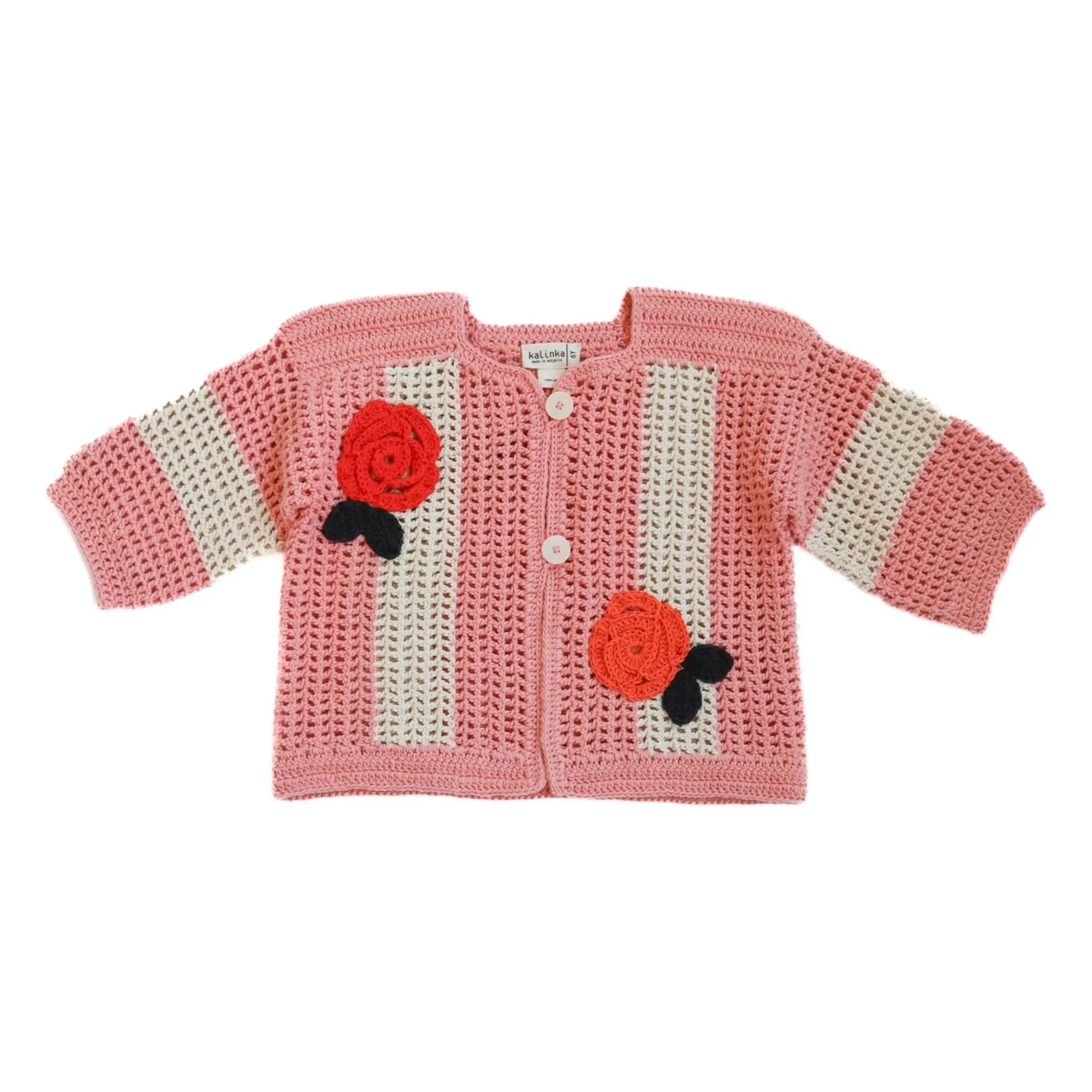 Kalinka - Penelope Crochet Jacket | Pink