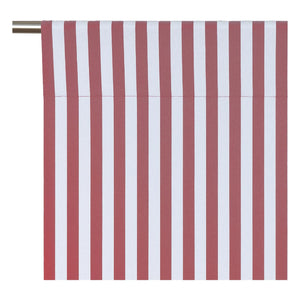 Nobodinoz - Wendy Stripes pamuk voile perde | Kahverengi
