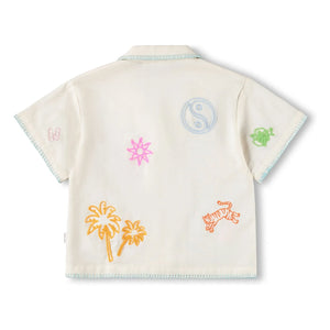 Molo - Rosalle Minis Doodles Shirt | Ivory