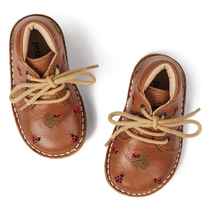 Petit Nord - Bestickte Classic Ladybird Stiefel - Uniqua Collection | Kamel