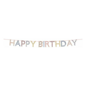 Meri Meri - Happy Birthday Banners - Meri Meri x Liberty