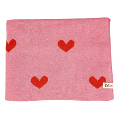 Bayiri - Kuscheldecke aus Bio-Baumwolle | Rosa