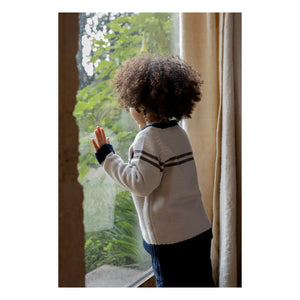1+ in the family - Torino Merinos Yün Kazak | Kırık beyaz