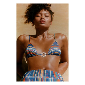 Casa Rosa - Camilla Bikini Top | Blue