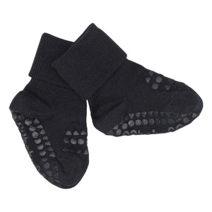 GOBABYGO - Combo Box 4 Rutschfeste Bambussocken | Blau