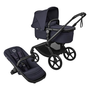 Bugaboo - Bugaboo Fox 5 Renew - Tüm arazi koşullarına uygun bebek arabası komple şasi siyah | Indigo