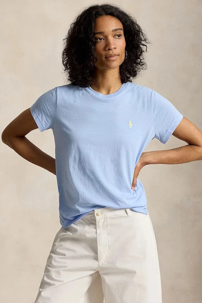 Polo Ralph Lauren pamuk basic kadın tişört COTTON JERSEY-KNT-T-SHIRT