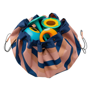 Play and Go - Noomad Outdoor Tasche / Matte - Mokka-Streifen