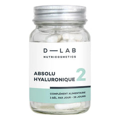 D-LAB NUTRICOSMETICS - Reines Hyaluronsäure-Nahrungsergänzungsmittel - 1 Monat