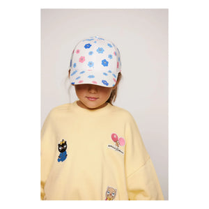 Mini Rodini - Hayvanlı Organic Cotton Sweat Patch | Sarı